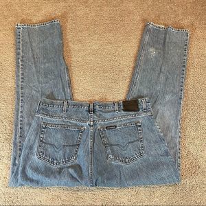 Harley Davidson Blue Jeans 40x34 Denim Pants Motorcycle